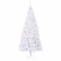 Albero di Natale artificiale Bianco 240 cm PVC e Acciaio 3426680