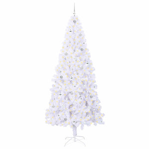 Albero di Natale artificiale Bianco 240 cm PVC e Acciaio 3426680