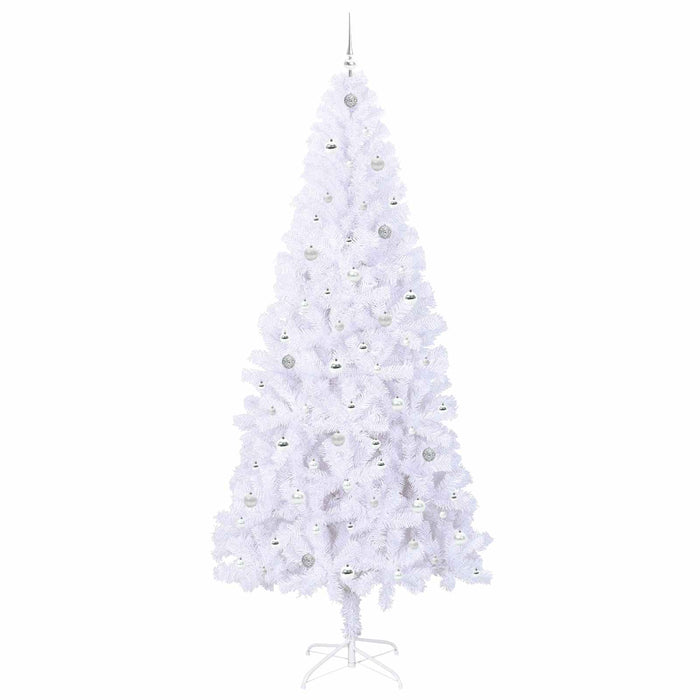 Albero di Natale artificiale Bianco 240 cm PVC e Acciaio 3426680