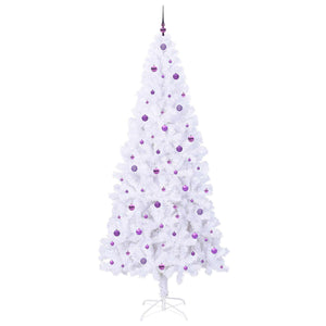 Albero di Natale artificiale Bianco 240 cm PVC e Acciaio 3426681