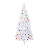 Albero di Natale artificiale Bianco 240 cm PVC e Acciaio 3426683
