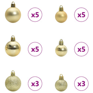 Albero di Natale artificiale Bianco 240 cm PVC e Acciaio 3426683