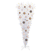 Albero di Natale artificiale Bianco 120 cm PVC e Acciaio 3426686
