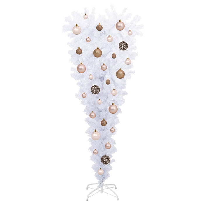 Albero di Natale artificiale Bianco 120 cm PVC e Acciaio 3426686