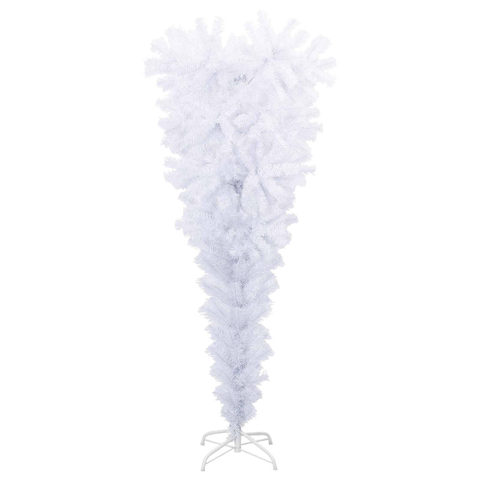 Albero di Natale artificiale Bianco 120 cm PVC e Acciaio 3426686