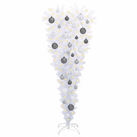 Albero di Natale artificiale Bianco 120 cm PVC e Acciaio 3426687