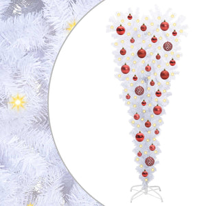Albero di Natale artificiale Bianco 120 cm PVC e Acciaio 3426688