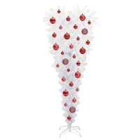 Albero di Natale artificiale Bianco 120 cm PVC e Acciaio 3426688