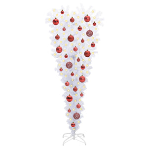 Albero di Natale artificiale Bianco 120 cm PVC e Acciaio 3426688