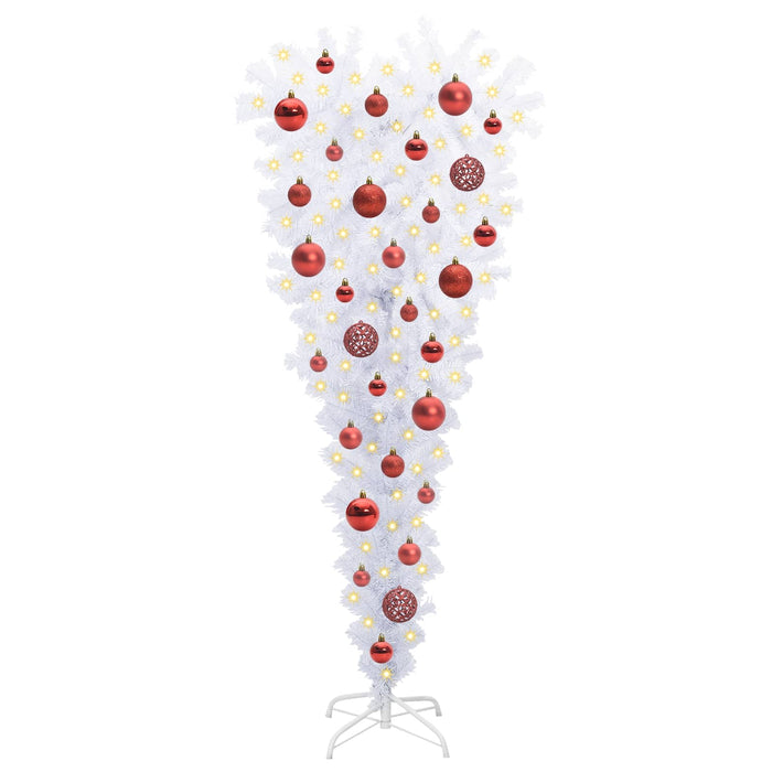 Albero di Natale artificiale Bianco 120 cm PVC e Acciaio 3426688