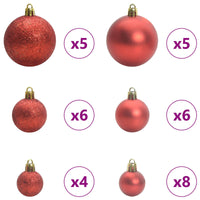 Albero di Natale artificiale Bianco 120 cm PVC e Acciaio 3426688