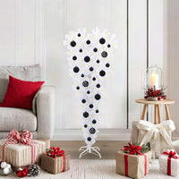 Albero di Natale artificiale Bianco 120 cm PVC e Acciaio 3426689