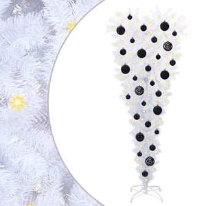 Albero di Natale artificiale Bianco 120 cm PVC e Acciaio 3426689