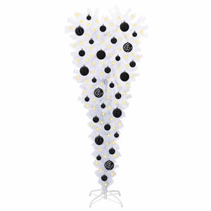 Albero di Natale artificiale Bianco 120 cm PVC e Acciaio 3426689
