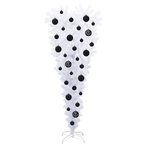 Albero di Natale artificiale Bianco 120 cm PVC e Acciaio 3426689