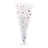 Albero di Natale artificiale Bianco 120 cm PVC e Acciaio 3426690