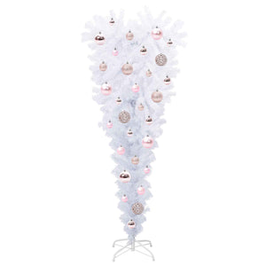 Albero di Natale artificiale Bianco 120 cm PVC e Acciaio 3426690
