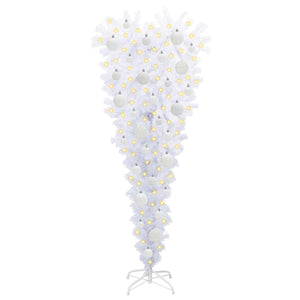 Albero di Natale artificiale Bianco 120 cm PVC e Acciaio 3426691