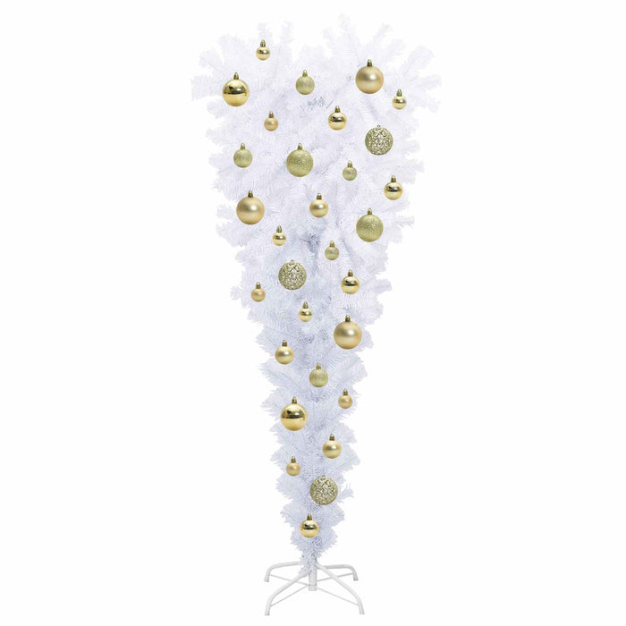 Albero di Natale artificiale Bianco 120 cm PVC e Acciaio 3426692