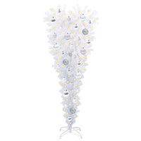 Albero di Natale artificiale Bianco 120 cm PVC e Acciaio 3426693
