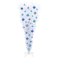 Albero di Natale artificiale Bianco 120 cm PVC e Acciaio 3426695