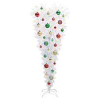 Albero di Natale artificiale Bianco 120 cm PVC e Acciaio 3426696