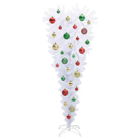 Albero di Natale artificiale Bianco 120 cm PVC e Acciaio 3426696