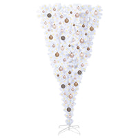 Albero di Natale artificiale Bianco 180 cm PVC e Acciaio 3426712