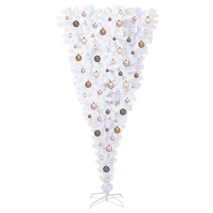 Albero di Natale artificiale Bianco 180 cm PVC e Acciaio 3426712