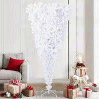Albero di Natale artificiale Bianco 210 cm PVC e Acciaio 3426723