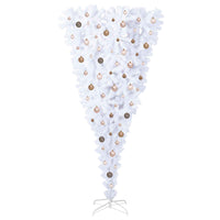 Albero di Natale artificiale Bianco 210 cm PVC e Acciaio 3426725