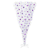 Albero di Natale artificiale Bianco 210 cm PVC e Acciaio 3426733