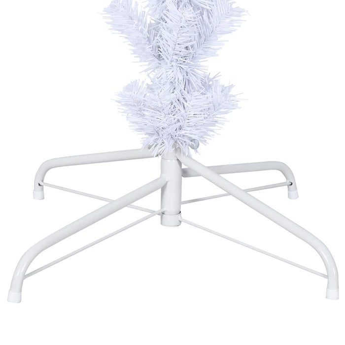 Albero di Natale artificiale Bianco 240 cm PVC e Acciaio 3426736