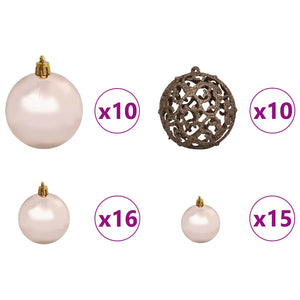 Albero di Natale artificiale Bianco 240 cm PVC e Acciaio 3426738