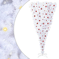 Albero di Natale artificiale Bianco 240 cm PVC e Acciaio 3426740