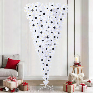 Albero di Natale artificiale Bianco 240 cm PVC e Acciaio 3426741