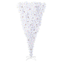 Albero di Natale artificiale Bianco 240 cm PVC e Acciaio 3426742