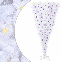 Albero di Natale artificiale Bianco 240 cm PVC e Acciaio 3426746