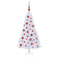 Albero di Natale artificiale Bianco 120 cm PVC e Acciaio 3426749