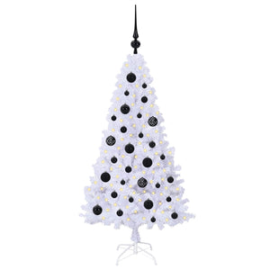 Albero di Natale artificiale Bianco 120 cm PVC e Acciaio 3426750