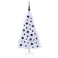 Albero di Natale artificiale Bianco 120 cm PVC e Acciaio 3426750