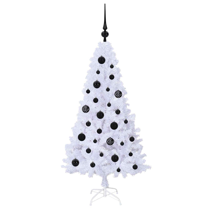 Albero di Natale artificiale Bianco 120 cm PVC e Acciaio 3426750