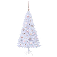 Albero di Natale artificiale Bianco 120 cm PVC e Acciaio 3426751