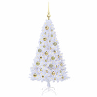 Albero di Natale artificiale Bianco 120 cm PVC e Acciaio 3426753