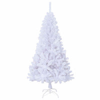 Albero di Natale Artificiale-Albero Natalizio Bianco 120 cm PVC e Acciaio 403293