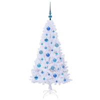Albero di Natale artificiale Bianco 120 cm PVC e Acciaio 3426756