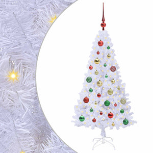 Albero di Natale artificiale Bianco 120 cm PVC e Acciaio 3426757