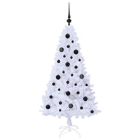 Albero di Natale artificiale Bianco 150 cm PVC e Acciaio 3426759