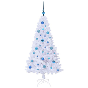 Albero di Natale artificiale Bianco 150 cm PVC e Acciaio 3426765