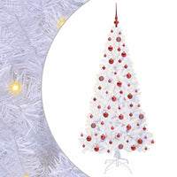 Albero di Natale artificiale Bianco 180 cm PVC e Acciaio 3426767